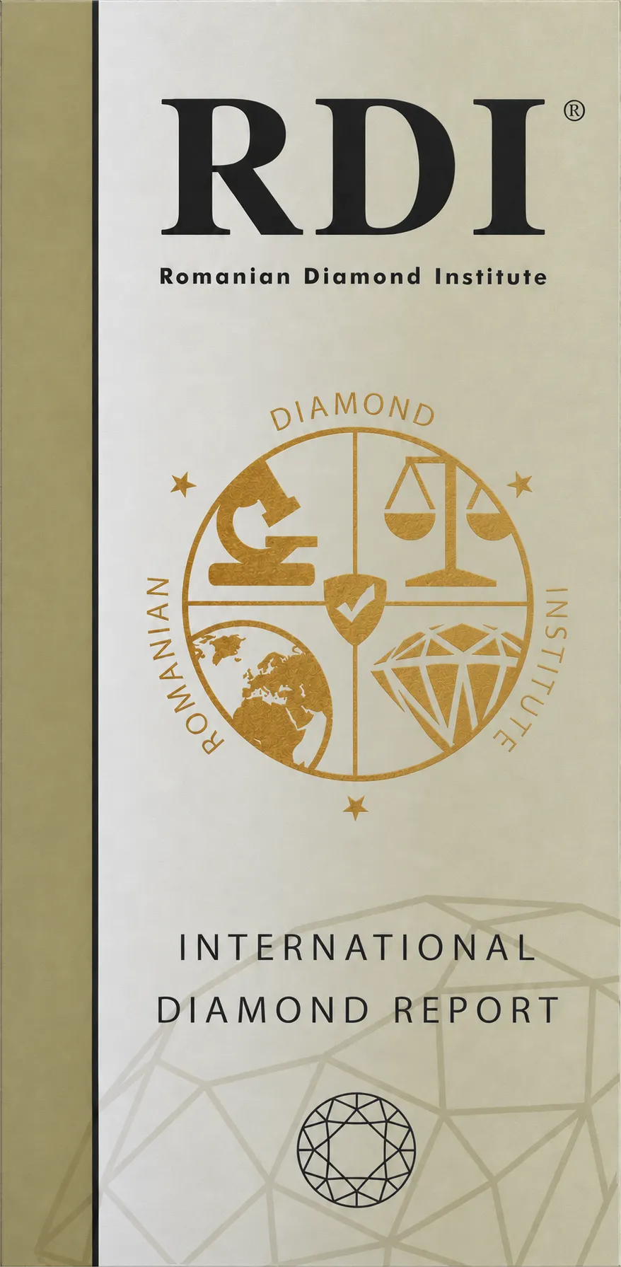 Coperta raportului R.D.I. International Diamond Report